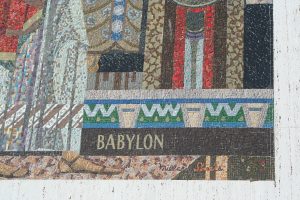 detail of Babylon with signature, 1963