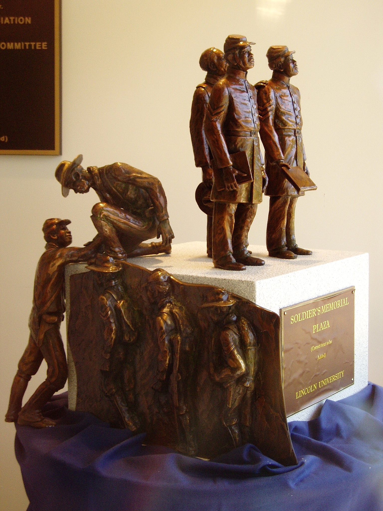 Model for the Lincoln University statue by Ed Dwight, Soldier’s Memorial, 2007 (now completed)