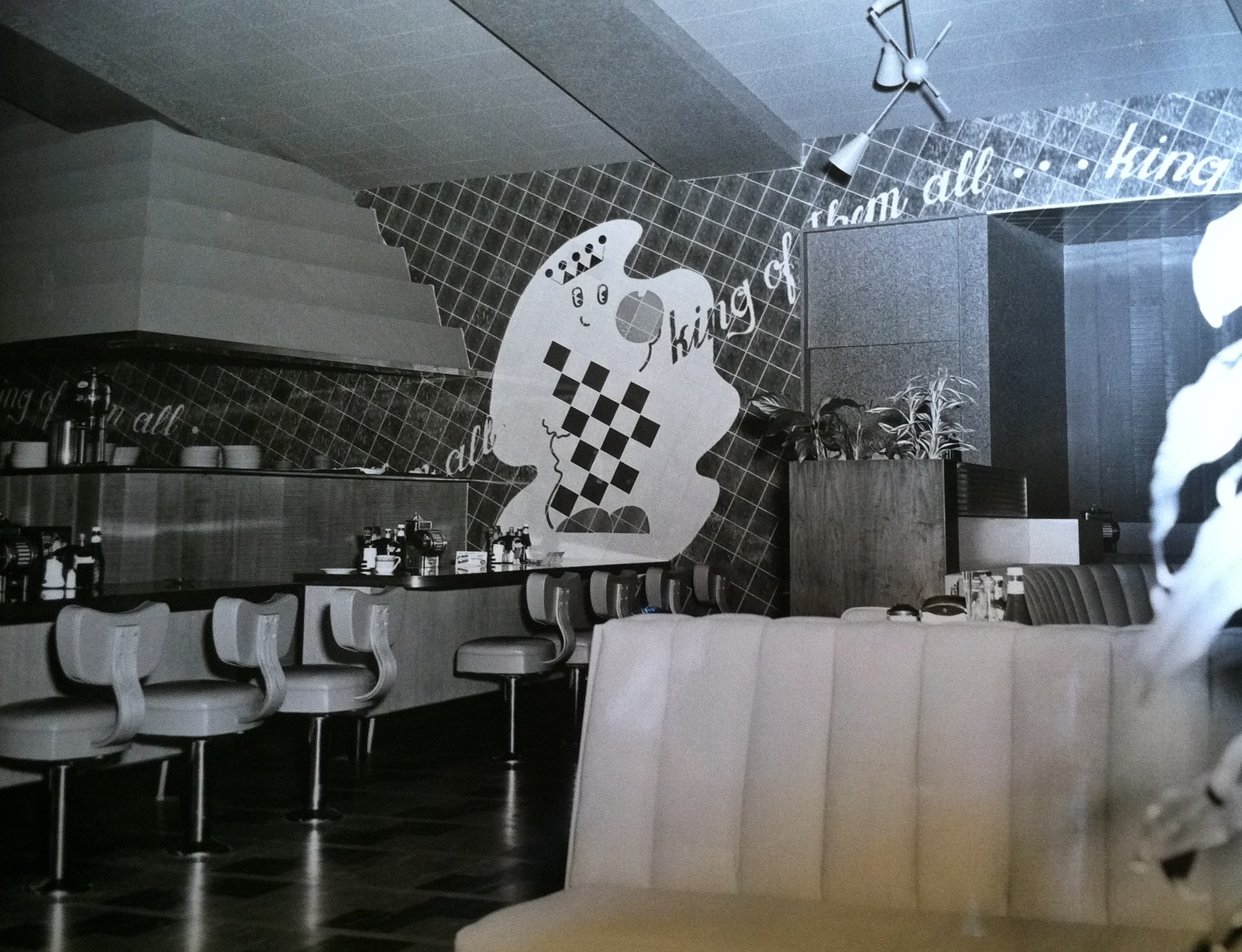 Photograph of Bob's interior, Phoenix. c. 1954 S. David Underwood Archive.